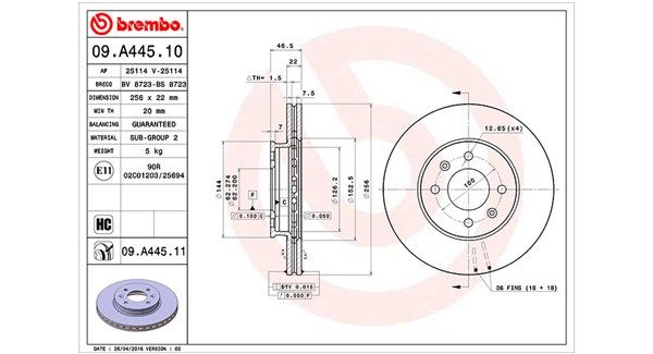 MAGNETI MARELLI Тормозной диск 360406071900